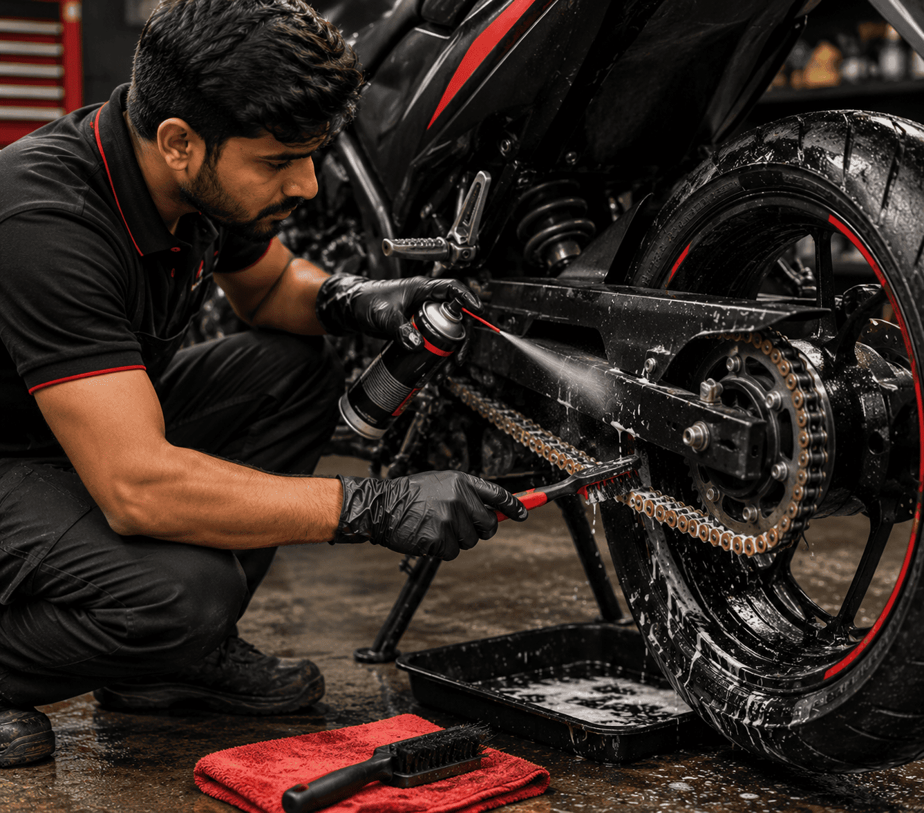 Chain Cleaning